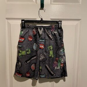 Minecraft Themed Comfortable Gray Shorts in Good Condition. Size Boys 10/12. $7